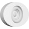 Ekena Millwork Standard Dalton Bullseye Rosette with Square Edge, 4"W x 2 3/4"H x 1/2"P ROSP040X028X050DAL02 - alternate 1